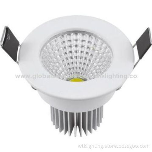 High Lumen LED COB 3W 5W 7W, Downlight, 240 to 260lm Luminous Flux